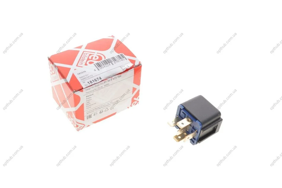 Реле поворотів (12V) BMW 5 (E60/E61)/X5 (E53/E70/F15) 96- UA63 FEBI BILSTEIN 181674 (фото 1)