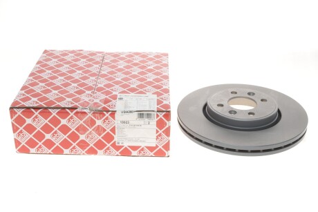 Диск гальмівний (передній) Renault Kangoo 1.9 dCI 97- 4x4 (280x24) UA63 FEBI BILSTEIN 19923