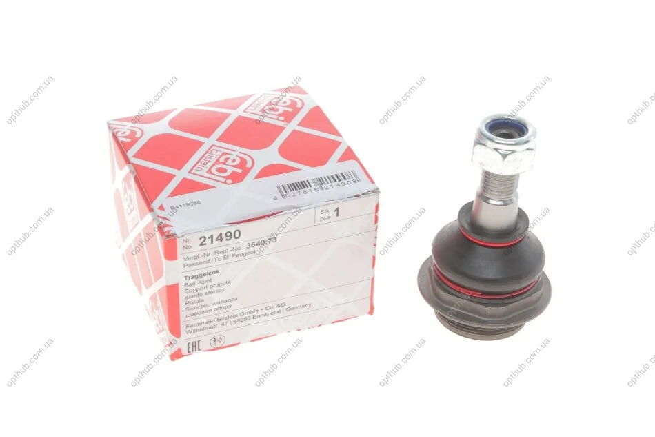 Опора шаровая CITROEN (пр-во Febi) FEBI BILSTEIN 21490 (фото 1)