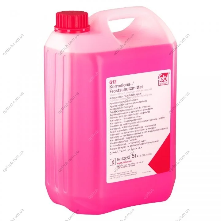 Антифриз FEBI червоний концентрат G12 (Каністра 20л) FEBI BILSTEIN 22274 (фото 1)