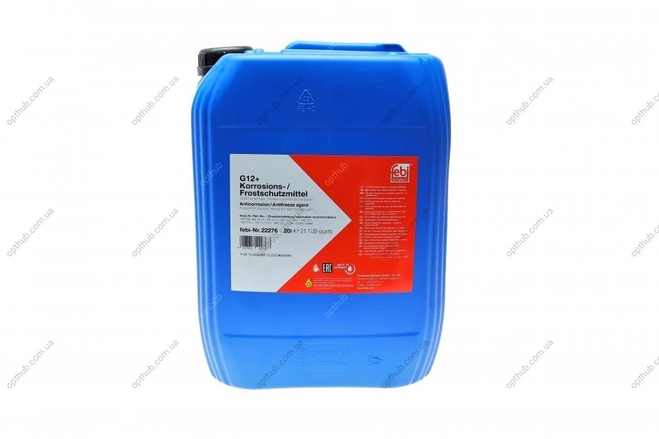 Антифриз FEBI ліловий концентрат G12+ (Каністра 20л) FEBI BILSTEIN 22276 (фото 1)