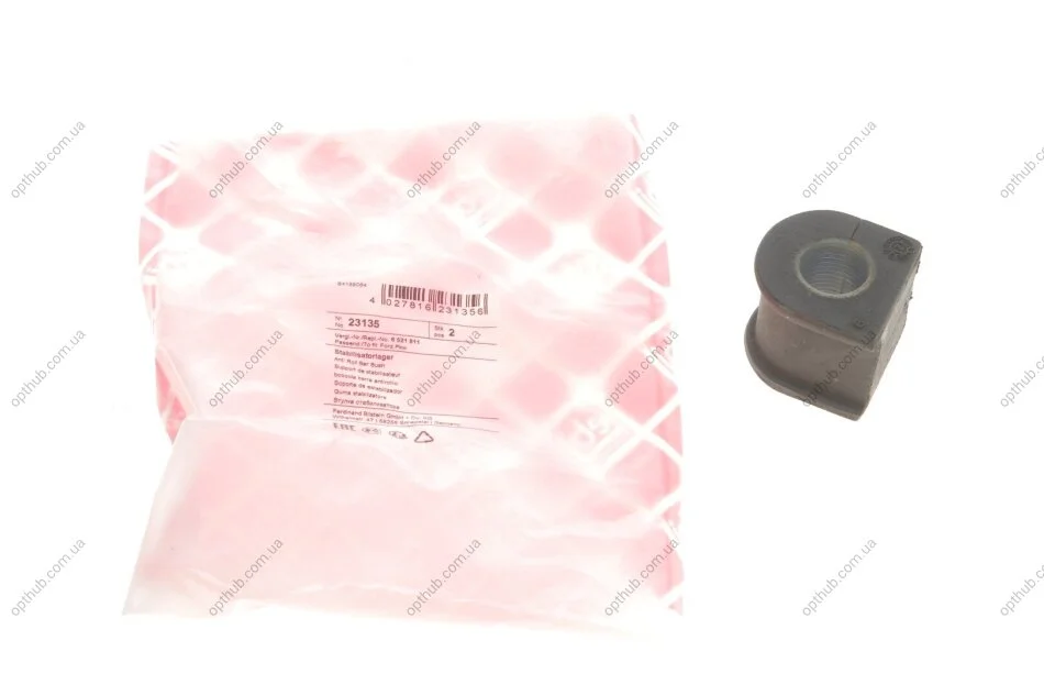 Втулка стабилизатора (переднього) Ford Transit 2.0/2.5 DI 92-00 (d=18mm) (opt-om) FEBI BILSTEIN 23135 (фото 1)