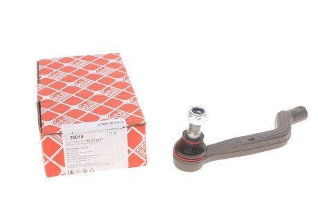 Наконечник кермової тяги з гайкою. FEBI BILSTEIN 26018