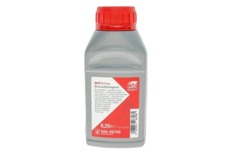Рідина гальмівна DOT4 Plus (250мл) (opt-om) FEBI BILSTEIN 26748