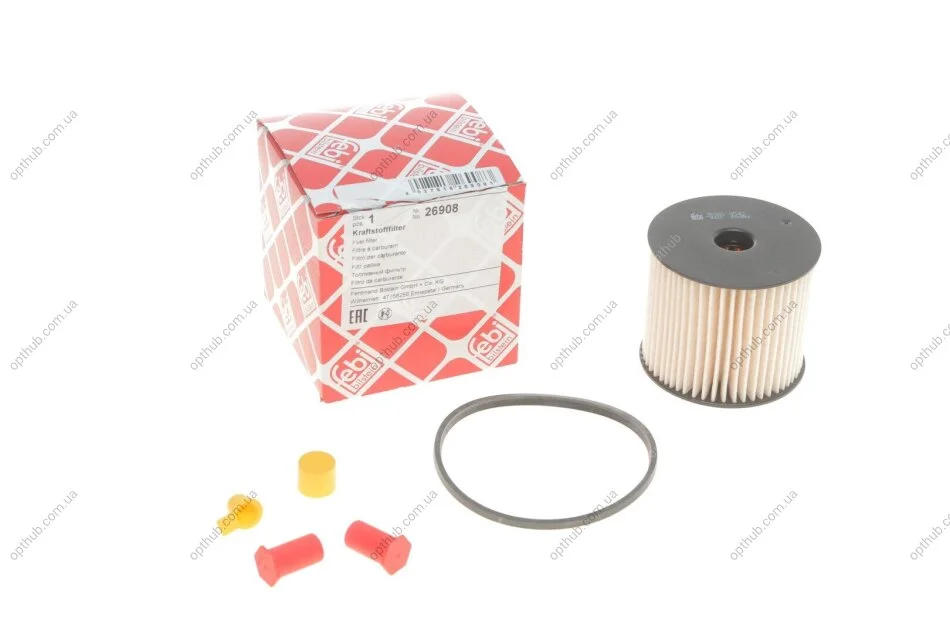 Фільтр паливний PSA 2.0 HDI, FIAT SCUDO 2.0 JTD 99- (вир-во FEBI) FEBI BILSTEIN 26908 (фото 1)
