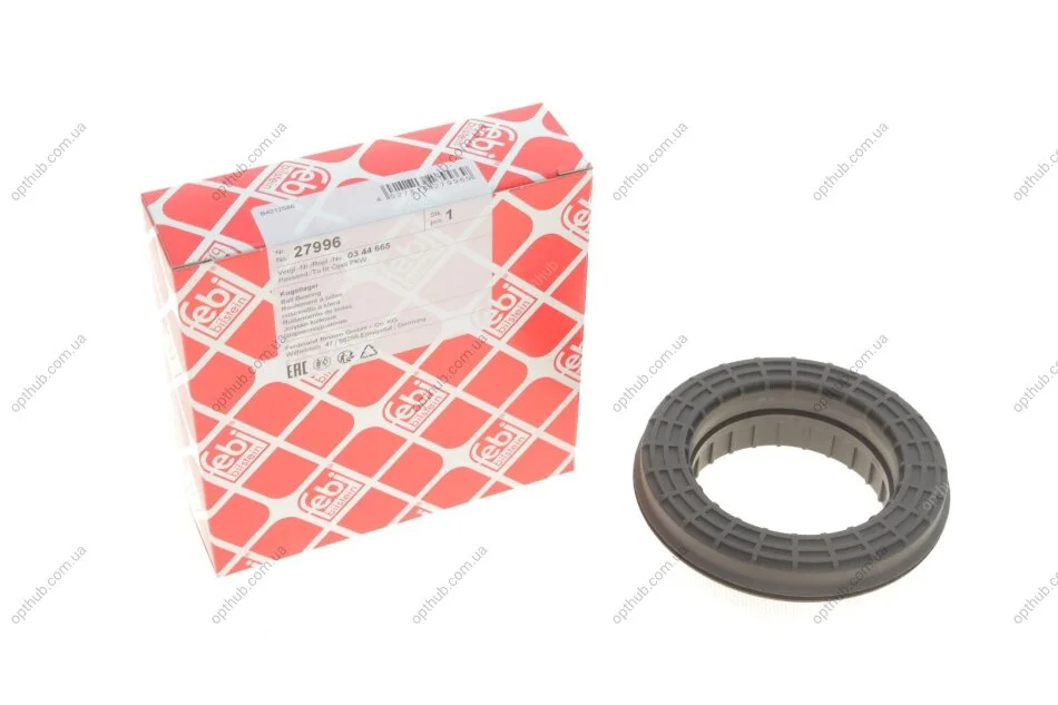 Підшипник амортизатора опорний Opel Astra H/Vectra C 02- UA63 FEBI BILSTEIN 27996 (фото 1)