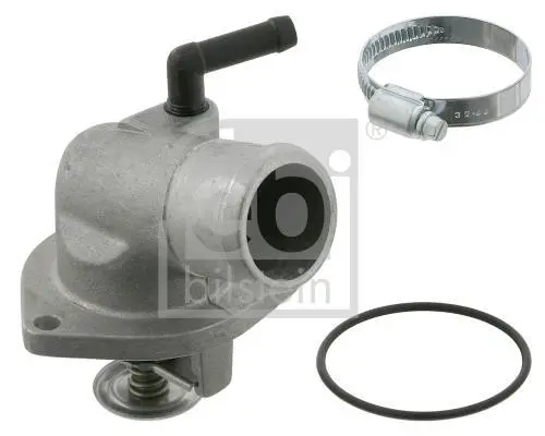 Термостат системи охолодження (92 107°C, в корпусі) CHEVROLET LACETTI OPEL ASTRA F, ASTRA F CLASSIC, ASTRA G, ASTRA G CLASSIC, ASTRA H, CORSA B, CORSA C, OMEGA B, TIGRA 1.4-2.0 03.94-03.13 FEBI BILSTEIN 28349 (фото 1)