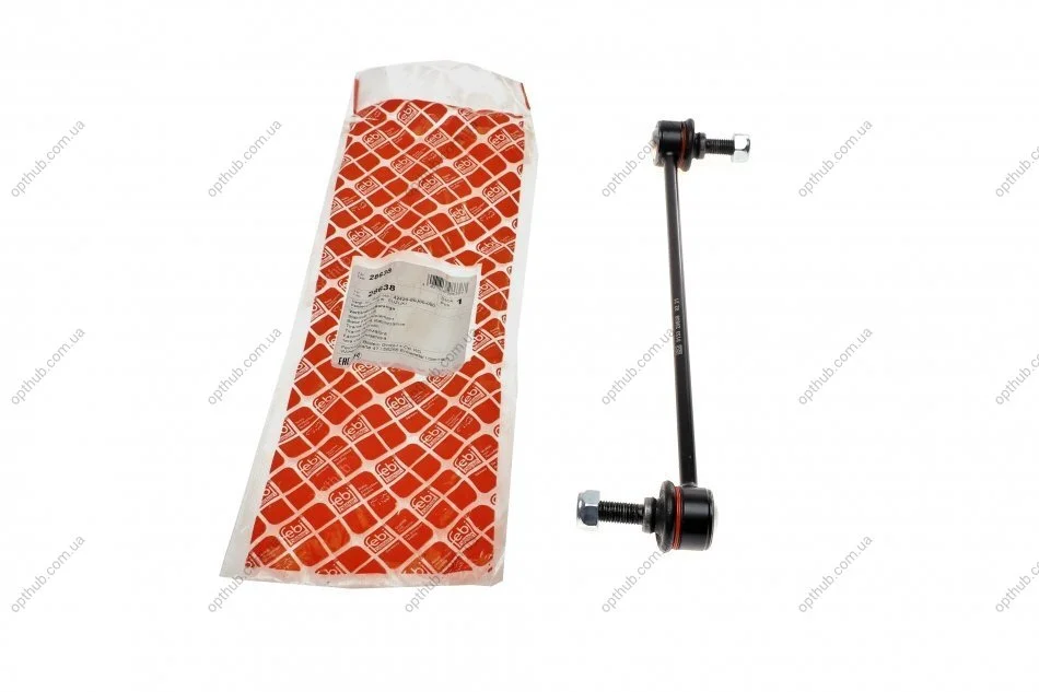 Тяга стабілізатора (переднього) Fiat Sedici 06-14/Suzuki SX4 06- (L=270mm) (opt-om) FEBI BILSTEIN 28638 (фото 1)