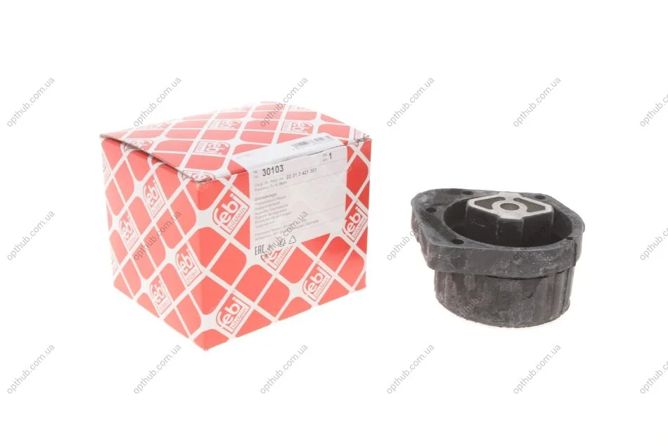 Подушка двигуна задн прав, гумово-металев. BMW X3 (E83) 2.0D 09.04-08.07 FEBI BILSTEIN 30103 (фото 1)