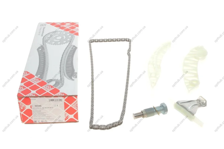 Комплект ланцюга приводу розподільного валу PSA 1.4 16V/1.6 16V(вир-во FEBI) FEBI BILSTEIN 30345 (фото 1)