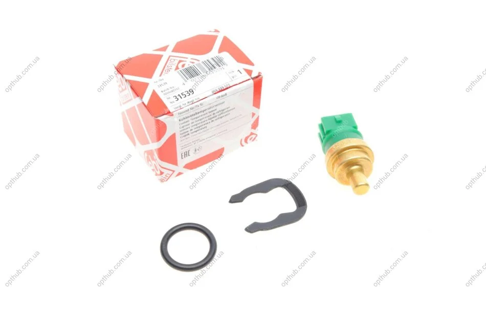 Датчик температури охолоджуючої рідини AUDI,SEAT,SKODA,VOLKSWAGEN (вир-во FEBI) FEBI BILSTEIN 31539 (фото 1)