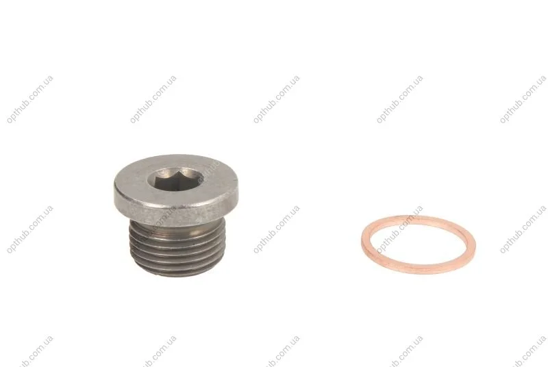 Болт зливу оливи + шайба BMW 5 (E60)/7 (E65)/X5 (E53/F15) (M18x1,5) (opt-om) FEBI BILSTEIN 31704 (фото 1)