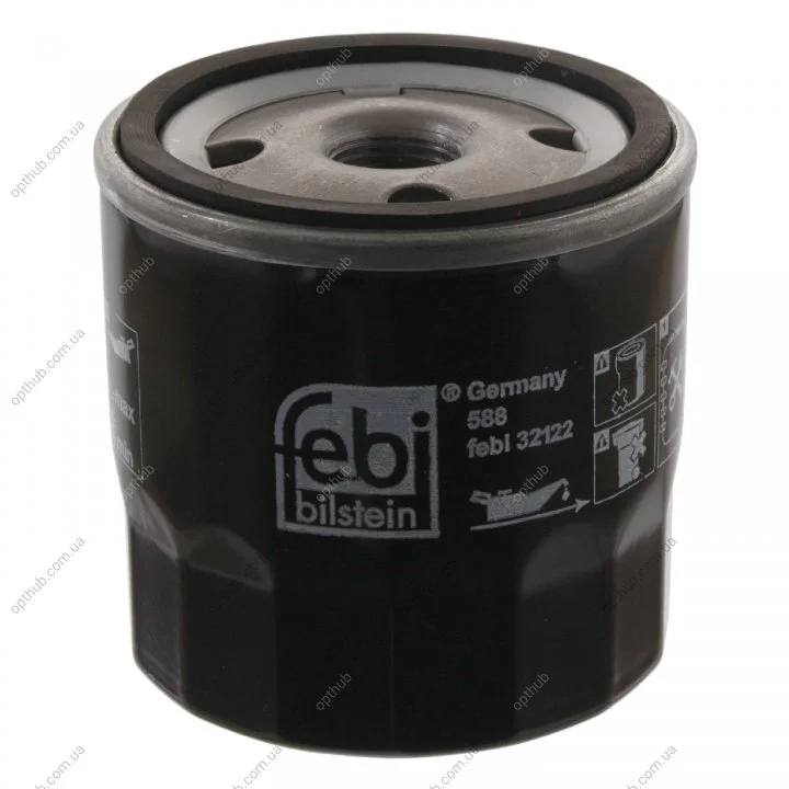 Фильтр масляный Opel 85- (benzin) (opt-om) FEBI BILSTEIN 32122 (фото 1)