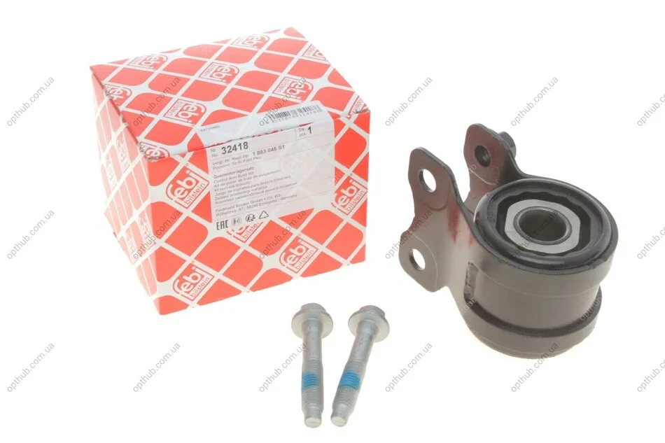 Сайлентблок важеля FORD FOCUS II, C-MAX, MAZDA 3, 5 03-12 зад. міст (Вир-во FEBI) FEBI BILSTEIN 32418 (фото 1)