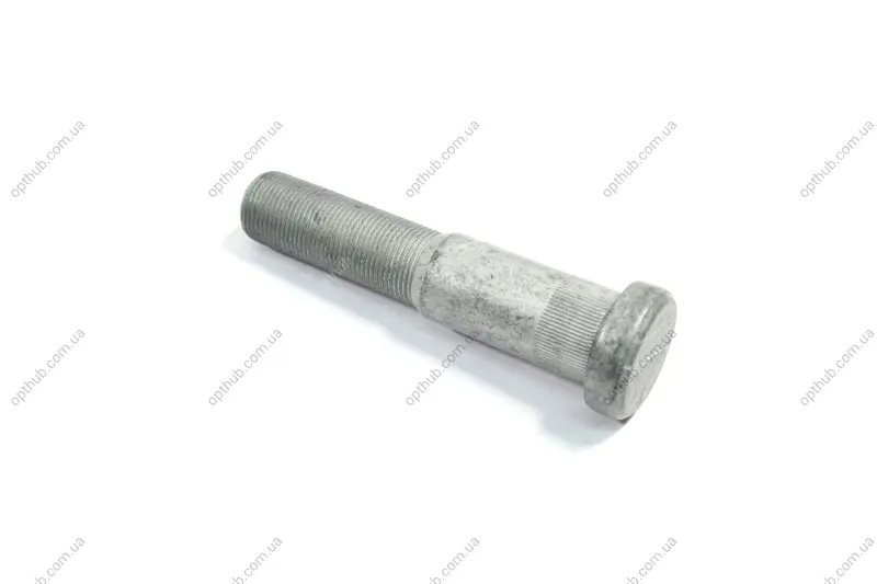 Болт колеса задн M22x1,5 x114/124мм (довжина різьби 60мм, Сталь / гальванізований) RVI C, K, KERAX, MAGNUM, PREMIUM 2, T VOLVO B12, FE II, FH, FH II, FH III, FH12, FH16, FH16 II, FM, FM II 01.91- FEBI BILSTEIN 32801 (фото 1)