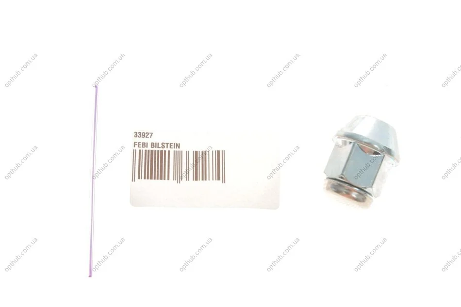 Гайка колісна Suzuki Baleno/ Grand Vitara 95-03 (M12x1.25) (opt-om) FEBI BILSTEIN 33927 (фото 1)