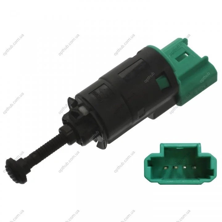 Датчик педалі гальма Citroen Berlingo/Jumpy 1.6/2.0HDi 07- (4 конт.) (зелений) UA63 FEBI BILSTEIN 37082 (фото 1)
