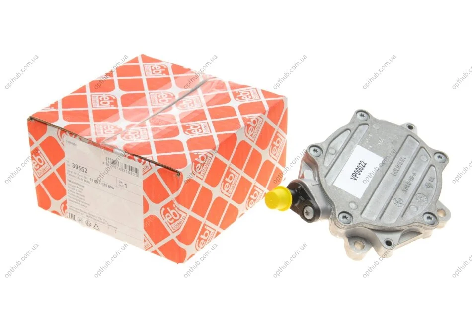 Насос вакуумний BMW 1(E81-88)/3(E46-93)/X3(E83)/Z4(E85) 1.8/2.0 00-15 (N46) UA63 FEBI BILSTEIN 39552 (фото 1)