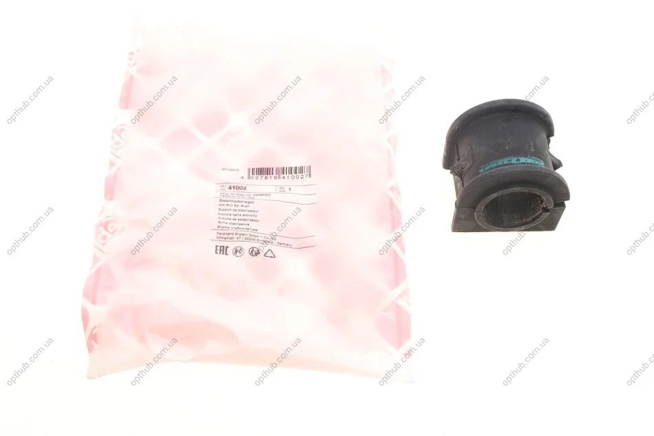 Подушка(втулка) стабилизатора FEBI BILSTEIN 41002 (фото 1)