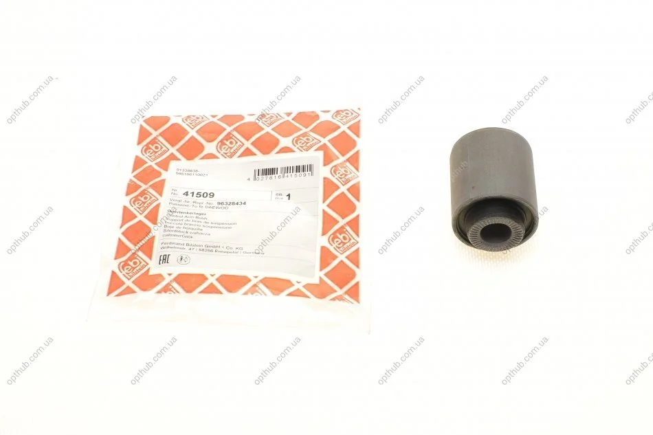 Сайлентблок важеля (переднього/знизу) Chevrolet Epica/Evanda 05-11 (opt-om) FEBI BILSTEIN 41509 (фото 1)