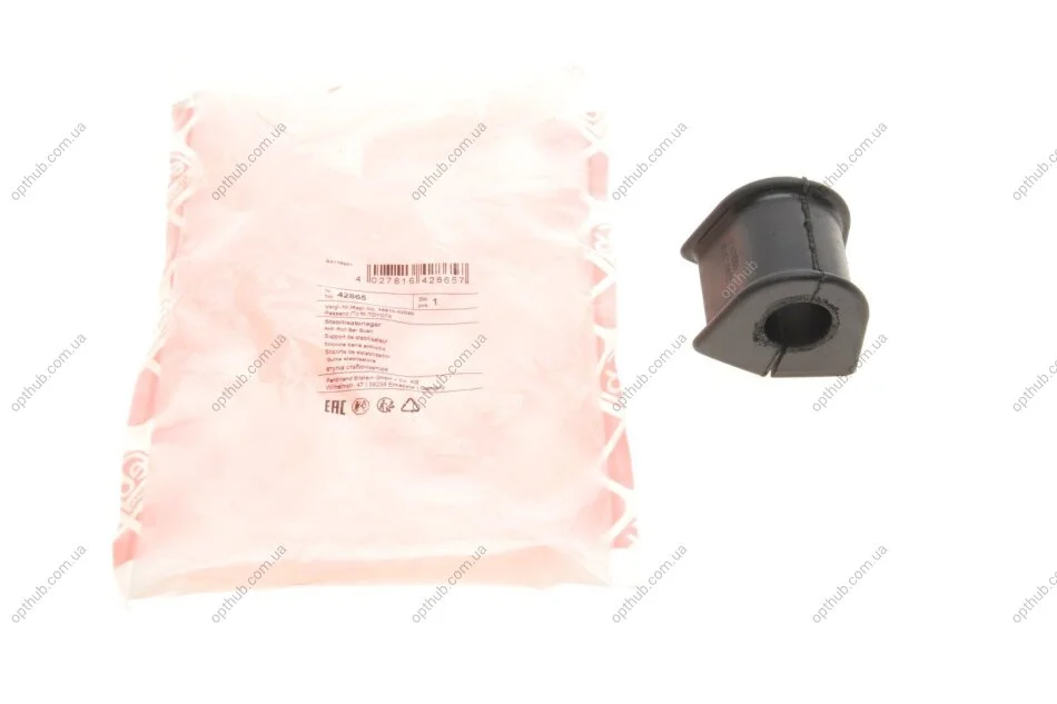 Втулка стабілізатора (переднього) Toyota Corolla 97-01 (d=19mm) (opt-om) FEBI BILSTEIN 42865 (фото 1)
