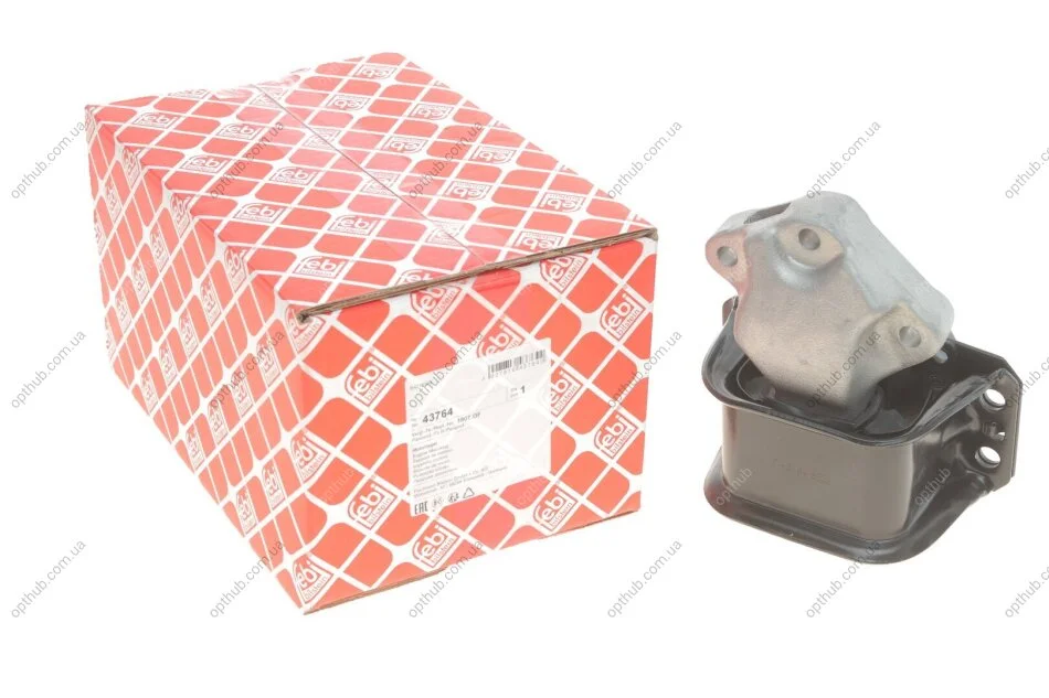 Подушка двигуна праворуч CITROEN; PEUGEOT (вир-во FEBI) FEBI BILSTEIN 43764 (фото 1)