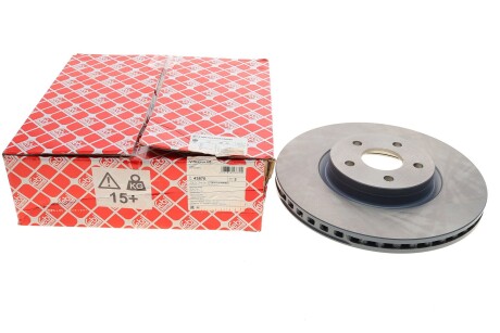 Диск гальмівний (передній) Ford Focus/ Kuga II 07-/Connect 13- (320x25) (з покриттям) (вентильовани UA63 FEBI BILSTEIN 43870