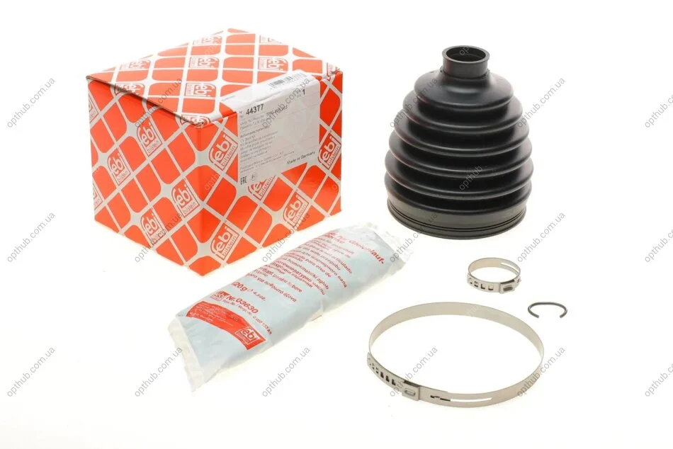 Пильник ШРКШ (зовнішній) VW Caddy III/Golf VI/VII/Audi A3 10- (26x93x116) (к-кт) UA63 FEBI BILSTEIN 44377 (фото 1)