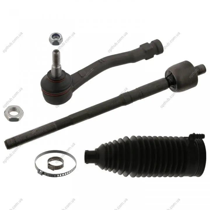 Рульова тяга(з наконечником) лів DS DS 4 CITROEN C4 I, C4 II, DS4 PEUGEOT 3008, 3008 I, 307, 308, 308 I, 5008, 5008 I, EXPERT 1.2-2.0D 08.00- FEBI BILSTEIN 44924 (фото 1)