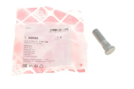 Шпилька колеса Ford Transit Connect/Tourneo Connect 02-13 (M12x1.5) (opt-om) FEBI BILSTEIN 46680
