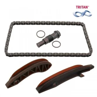 Комплект цепи ГРМ BMW 3 (F34)/X1 (F48)/X4 (F98) 1.5D/1.6D/2.0D 12-(86 звеньев) (симплекс)) (B37/B5 UA63 FEBI BILSTEIN 49506