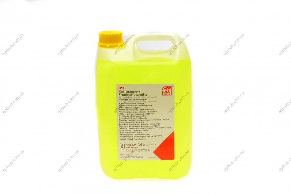 Антифриз (жовтий) G11 (5L) (-35°) (концентрат) UA63 FEBI BILSTEIN 88541 (фото 1)