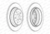 Диск гальмівний ЗАДН С ПОКРЫТИЕМ VOLVO S60 11/00- S80 I 5/98-7/06 V70 II SW 3/00-6/07 XC70 I CROSS CO -ua FERODO DDF1079C (фото 2)
