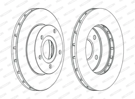 Диск гальмівний ПЕРЕДН С ПОКРЫТИЕМ JEEP GRAND CHEROKEE 3.1TD,4.0,4.7V8 99- -ua FERODO DDF1169C