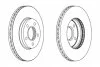 Диск гальмівний ПЕРЕДН FORD C-MAX II 2/07- FOCUS C-MAX 10/03-4/08 FOCUS III,CC,SW 1/08-,VOLVO C30 12/0 -ua FERODO DDF1222 (фото 2)