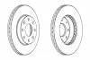 Диск тормозной передний CHEVROLET AVEO 05- (OE 96574633) FERODO DDF1279 (фото 2)