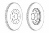 Диск гальмівний ПЕРЕДН FIAT GRANDE PUNTO IV 9/05- GRANDE PUNTO VAN 9/05-,OPEL CORSA D 7/06- CORSA D VA -ua FERODO DDF1304 (фото 2)