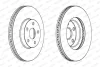 Диск гальмівний С ПОКРЫТИЕМ TOYOTA CELICA 1.8I 16V 99.11- -ua FERODO DDF1484C (фото 2)
