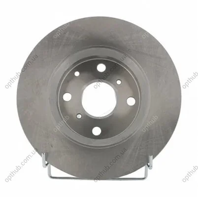 Диск гальмівний ПЕРЕДН CITROEN C1 06.2005-,PEUGEOT 107 06.2005-,TOYOTA AYGO 07.2005- ВЕНТИЛИРУЕМЫЙ -ua FERODO DDF1527 (фото 1)