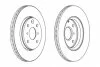 Диск гальмівний ПЕРЕДН CITROEN C1 06.2005-,PEUGEOT 107 06.2005-,TOYOTA AYGO 07.2005- ВЕНТИЛИРУЕМЫЙ -ua FERODO DDF1527 (фото 2)