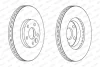 Диск гальмівний ПЕРЕДН FORD GALAXY 1.8-2.3 06-,MONDEO 1.6-2.5 07-,S-MAX 1.8-2.3 07- VOLVO S80 V70 07- -ua FERODO DDF1567C (фото 2)