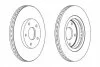Диск гальмівний ПЕРЕДН NISSAN QASHQAI 1.5-2.0 07-,X-TRAIL 2.0,2.5 07- (5 - ОТВЕРСТИЙ) -ua FERODO DDF1589 (фото 2)