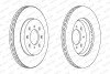 Тормозной диск FERODO DDF1610 (фото 2)