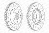 Диск гальмівний ПЕРЕДН С ПОКРЫТИЕМ MERCEDES C CLASS SPORT PACKAGE C180-C280 07- -ua FERODO DDF1693C (фото 1)