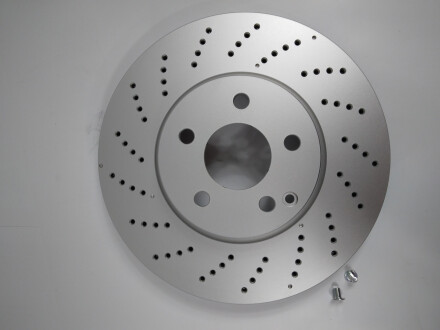 Диск гальмівний УЦІНКА. ПОШКОДЖЕНА УПАКОВКА. ПЕРЕДН С ПОКРЫТИЕМ MERCEDES C CLASS SPORT PACKAGE C320 -ua FERODO DDF1694C-1