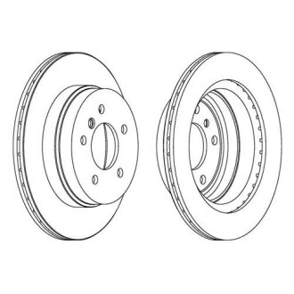 Тормозной диск FERODO DDF1697