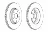 Диск гальмівний ПЕРЕДН TOYOTA AURIS 2.0 D-4D 2.2D 07-,AVENSIS 1.6-2.2D 09-,VERSO 1.6-2.2D-4D 09- -ua FERODO DDF1756 (фото 2)