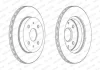 Диск тормозной ПЕРЕДН С ПОКРЫТИЕМ DAIHATSU SIRION 1.0 1.3 05- FERODO DDF1774C (фото 1)