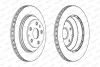 Диск гальмівний ЗАДН AUDI Q7 03/06-,PORSCHE CAYENNE 09/02-,VW TOUAREG 10/02-05/10 -ua FERODO DDF1855C-1 (фото 1)