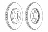 Диск гальмівний ПЕРЕДН CHEVROLET CRUZE (J300) 1.6-2.0DCI 09-, OPEL ASTRA J 1.4-2.0 09- 15" -ua FERODO DDF1869 (фото 2)